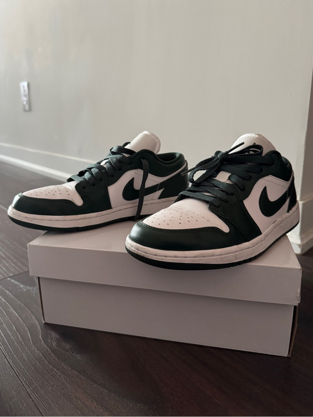 Women’s Air Jordan 1 Low “Neutral Grey/Coconut Milk,” style DC0774-103, size 8.5
